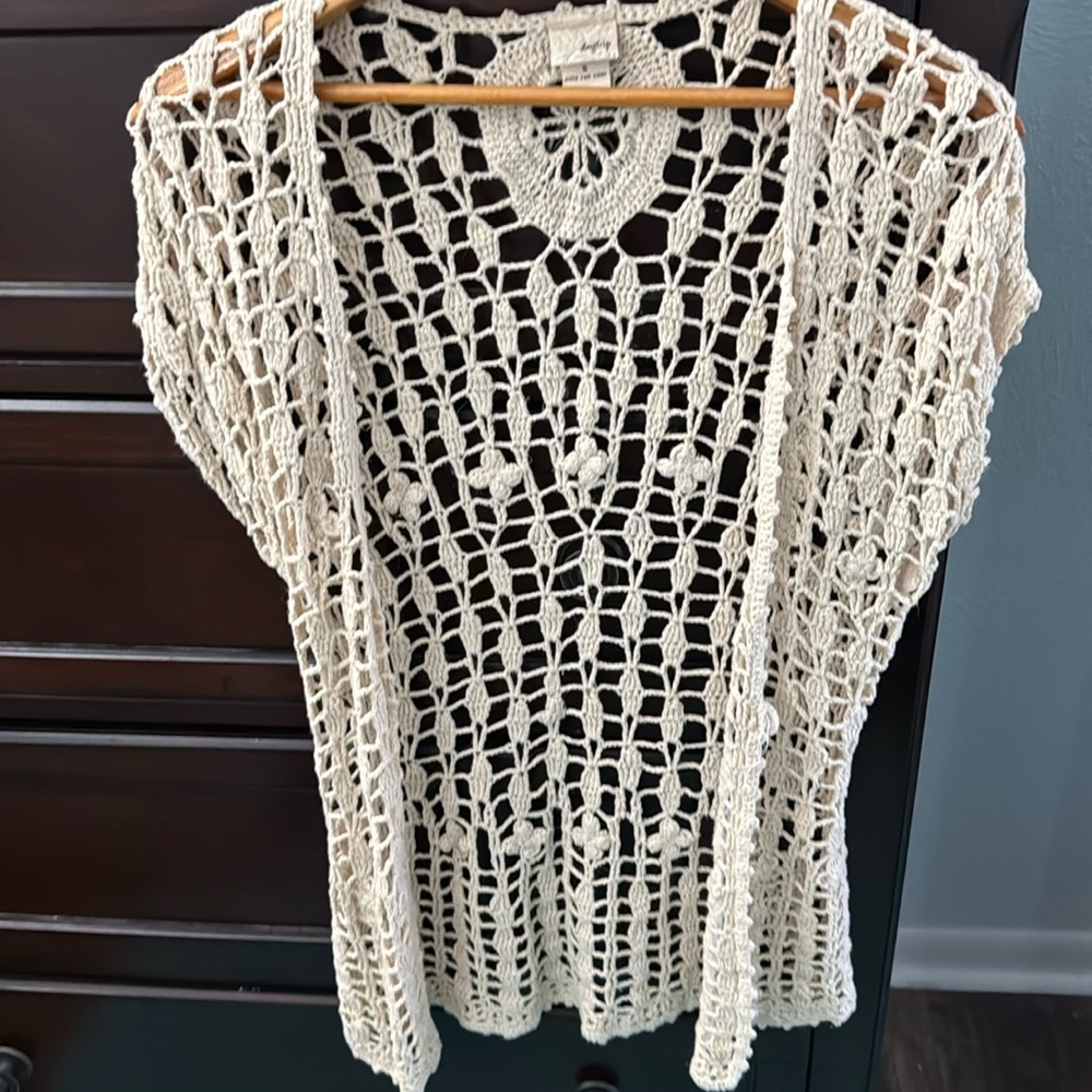 Crochet vest or cover up